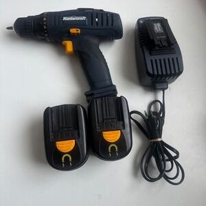 Mastercraft 12V Cordless Drill Driver 54-2842-8 with 2 Batteries and Charger